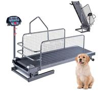 Tapis de course multifonction pour animaux de compagnie avec écran LCD, vitesse réglable de 0,8 à 12 km/h, supporte jusqu'à 100 kg, idéal pour le dressage de chien en intérieur et en extérieur
