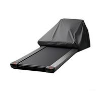 Tapis de course Oxford 210D noir pour tapis de marche étanche avec protection pliable élastique pour machine de course à pied pour intérieur et maison (133 x 63 x 15 cm)