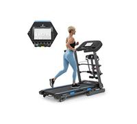 KLAR FIT Tapis de course Highflyer 2.0 – Pliable, 42x120 cm, 12 km/h, Moteur 2,0 CV – Noir