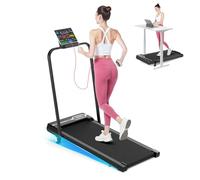 Tapis de Course Pliable avec Pente Réglable 7% - Tapis Roulant Électrique Silencieux 8 km/h, Moteur 2,5 HP, Surface Large 40 cm, Cadre Renforcé, Écran LCD, Charge Max 130 kg - pour Maison & Bureau