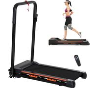 Tapis de course pliable, dimensions compactes 105 x 56 x 108,5 cm, écran LCD, télécommandes, charge maximale 90 kg
