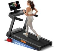 Tapis de Course Pliable Inclinable 16%, 3,5CV, 14KM/H