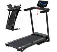 Tapis de Course Pliable Inclinable, Tapis de Marche Inclinable Pliable, Tapis Roulant avec Moteur 650W, Vitesse Réglable 14KM/H&12P, Écran LED, Tapis Marche Silencieux Tapis Course 150kg Max Charge