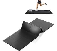 Tapis de course pliable, tapis de marche, équipement d'exercice de vélo, 0,6 cm d'épaisseur, 172,7 x 61 cm, protecteur de sol antidérapant et imperméable pour moquette, bois dur à domicile, gymnases à