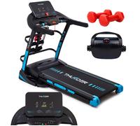 Tapis de Course Pliable THUNDER® CORE-DS-BLACK |Vitesse 1-20km/h | Avec Capteur d'impulsion | USB/AUX | Écran LCD | Inclinaison