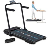 Tapis de Course Pliable THUNDER® IMPACT-BLACK | Vitesse réglable 1-12km/h | Poids max.130kg | Télécommande | Écran LCD | Bluetooth