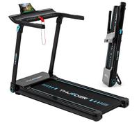Tapis de Course Pliable THUNDER® ULTRA-BLACK | Vitesse réglable 1-17km/h | APP Bluetooth | Poids max.130kg | Écran LED | Noir |