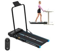 Tapis de Course Pliable THUNDER® VIVA-BLACK | Vitesse régla 1-8km/h | Télécommande | Motorisé | Poids max.110kg | Écran LED | Noir