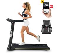 ZIPRO Tapis de Marche Pliable 1-16 km/h, Tapis de Course Motorise avec APP, Treadmill Silencieux, Walking Pad avec Affichage LED, Bluetooth y Fonction MP3 (Pacto)