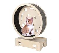 Tapis de course pour chat avec cadre d'escalade pour animaux domestiques - Grande roue - Planche d'exercice pour perte de poids
