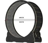 Tapis de course pour chat, construction robuste, surface anti-rayures, noir - SM
