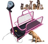 Tapis de course pour chiens de grande taille, de taille moyenne et de petite taille, avec écran d'affichage (vitesse, temps, distance, calories, mode), vitesse réglable, supporte jusqu'à 80 kg,A