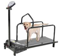 Tapis de Course pour Chiens de Petite et Moyenne Taille, Tapis de Course pour Chiens, Vitesse de 0,8 à 6 km/h, pour Le Dressage en intérieur et en extérieur, Charge maximale 80 kg.