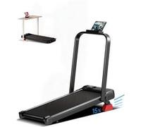 Tapis de course ROBORE U18F avec inclinaison à 15 %, vitesse maximale de 10,5 km/h, moteur de 2,5 CV, 3 niveaux d'inclinaison, capacité de charge de 136 kg, écran LED, faible niveau sonore, pour la ma