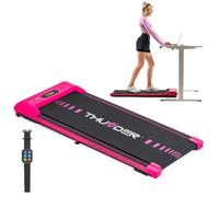 Tapis de Course THUNDER® IDEA-PINK | Vitesse régla 0,8-6km/h | Télécommande | Motorisé | Poids max.100kg | Écran LED | Rose