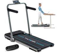 Tapis de course Thunder IMPACT SILVER 106,5x40cm 12km/h FitShow pliable Bluetooth Roulettes de transport