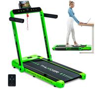Tapis de course Thunder RACE GREEN 105x40,5cm 14km/h FitShow pliable Bluetooth Haut-parleur Roulettes de transport