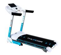 Tapis de course Thunder REACT-S-WHITE 126x45cm 18km/h FitShow pliable LCD