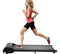 Tapis de course, vitesse réglable, cadre en acier, écran LED HD