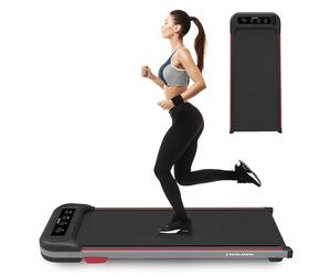 Tapis de Course WALDEN F2200 pour la Maison ou Le Bureau Tapis de Marche 2 en 1 Jogging Course à Pied Ultra Plat Slim sous Le Bureau Fitness Entraînement Télécommande