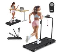 ZIPRO Newlite Tapis de Course Pliable, Walking Pad, Deux Modes d’Entraînement, Design Compact FlatFold, Vitesse 1-10 km/h, Capacité jusqu'à 110 kg, Amorti Easy Walk, Moteur Silencieux, Écran LED