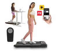 ZIPRO YOUGO Mini Tapis de Course pour la Maison et Le Bureau - Vitesse 1-6 km/h, Walking Pad Compact jusqu'à 100kg, Tapis de Course Pliable avec Télécommande et Bluetooth, Amorti, sous Le Bureau