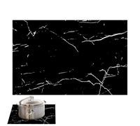 Tapis de couverture pour table de cuisson - Protecteur d'induction anti-rayures, antidérapant résistant à la chaleur, couche de protection au design en marbre | Utilisation domestique en cuisine