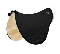 Tapis de CSO avec peau d'agneau Werner Christ Horse Spezial Noir Full