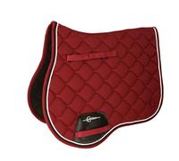 Tapis de selle Salvina mixte, bordeaux