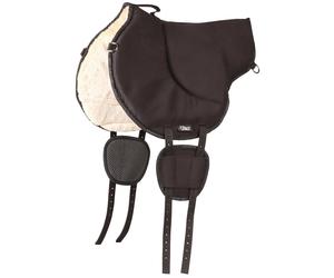 Tapis de CSO fausse fourrure Harry's Horse Bareback Noir L