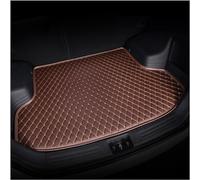 Tapis De Cuir Coffre Voiture pour Mitsubishi Galant 2012-2016, Protection Imperméable Anti Rayures Doublure AntidéRapant Intérieur Accessoires,Brown
