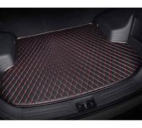 Tapis De Cuir Coffre Voiture pour Mitsubishi Galant Combi 1996-2006, Protection Imperméable Anti Rayures Doublure AntidéRapant Intérieur Accessoires,Black Red