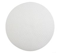 Tapis de cuiseur vapeur en silicone pour cuiseur à riz, 18 à 40 cm, réutilisable, anti-brûlure, pour cuiseur à riz domestique, blanc (18 cm)