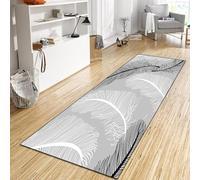 Tapis de Cuisine 3D Antidérapant 88 x 160 cm Antidérapant, Couleur Unie, Élégant, Lavable, Doux, Absorbant Tapis de Salon Chambre pour Cuisine Couloir Passage Chambre, B