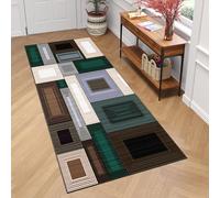 Tapis de Cuisine Antidérapant 66 x 110 cm Antidérapant, Couleur Unie, Élégant, Lavable, Doux, Absorbant Surface Tapis de Couloir pour Salon Chambre Personnalisable, B