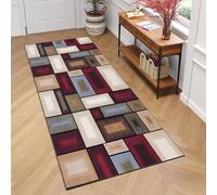 Tapis de Cuisine Antidérapant 66 x 260 cm Antidérapant, Couleur Unie, Élégant, Lavable, Doux, Absorbant Surface Tapis de Couloir pour Salon Chambre Personnalisable, A