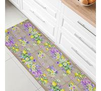 Tapis de cuisine antidérapant Citrons avec faïence Vietrese caoutchouté 7123