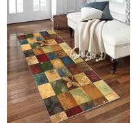 Tapis de cuisine antidérapant lavable - 90 x 230 cm de long - Pour salon et chambre à coucher - Durable - Tissu doux et fin - Parfait pour la décoration de la maison