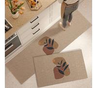 Tapis de cuisine bohème pour sol - Boue de diatomées, antidérapant, absorbant, moderne, résistant aux taches et à la fatigue pour évier, buanderie, bureau (#4, 40 x 60 cm)