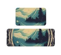 Tapis de cuisine de luxe avec imprimé « Not All Who Wander are Lost » pour sol, buanderie, décoration d'intérieur