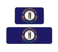 Tapis de cuisine de luxe imprimé drapeau de l'État du Kentucky pour sol, buanderie, décoration d'intérieur