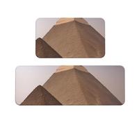 Tapis de cuisine de luxe imprimé pyramides d'Égypte pour sol, buanderie, décoration d'intérieur