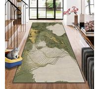 Tapis de Cuisine Devant Evier Tapis Couloir Long Antidérapant Lavable Tapis de Passage Grand Moderne Long Paillasson Interieur Tapis Sur Mesure pour Salon Chambre Cuisine Entrée Hall 50 x 200 cm