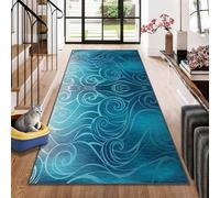 Tapis de Cuisine Devant Evier Tapis Couloir Long Antidérapant Lavable Tapis de Passage Grand Moderne Long Paillasson Interieur Tapis Sur Mesure pour Salon Chambre Cuisine Entrée Hall 50 x 100 cm