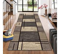 Tapis de Cuisine Devant Evier Tapis Couloir Long Antidérapant Lavable Tapis de Passage Grand Moderne Long Paillasson Interieur Tapis Sur Mesure pour Salon Chambre Cuisine Entrée Hall 60 x 500 cm