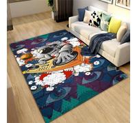 Tapis De Cuisine Doux Modèle 3D Astronaute De L'Espace De Dessin Animé Tapis De Sol Imprimé En Polyester, Antidérapant, Facile À Nettoyer, Pour Chambre D'Enfant, Bureau, Salon, Salle De B -62740317663