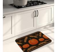 Tapis de cuisine en forme de citrouille pour sol, moisson d'automne vintage, doux, rembourré, confortable, lavable, antidérapant pour cuisine, buanderie, salle de bain, 50,8 x 78,7 cm