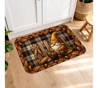 Tapis de cuisine en forme de citrouilles pour sol, moisson, gland de maïs, orange automne, tapis doux et lavable pour cuisine, évier, buanderie, salle de bain, meuble-lavabo, 50,8 x 78,7 cm