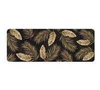 Tapis de Cuisine Goldena 45x120cm Noir & Or Noir G
