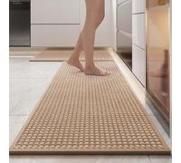 Tapis de cuisine imperméable de 43,2 x 71,1 cm avec dos en caoutchouc antidérapant, rembourré pour supporter une position debout prolongée, adapté pour la cuisine, le bureau, la buanderie et l'entrée